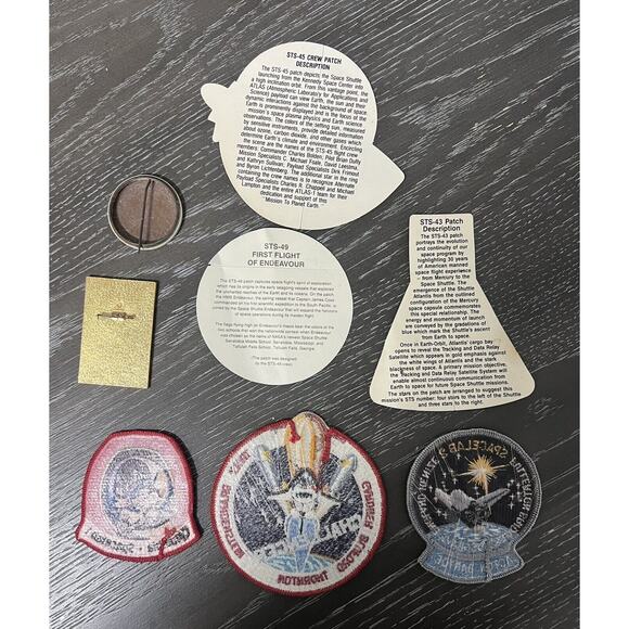Space Shuttle Patch Pin Decal Lot, Apollo, Space Lab, Challenger, Columbia - Picture 2 of 16
